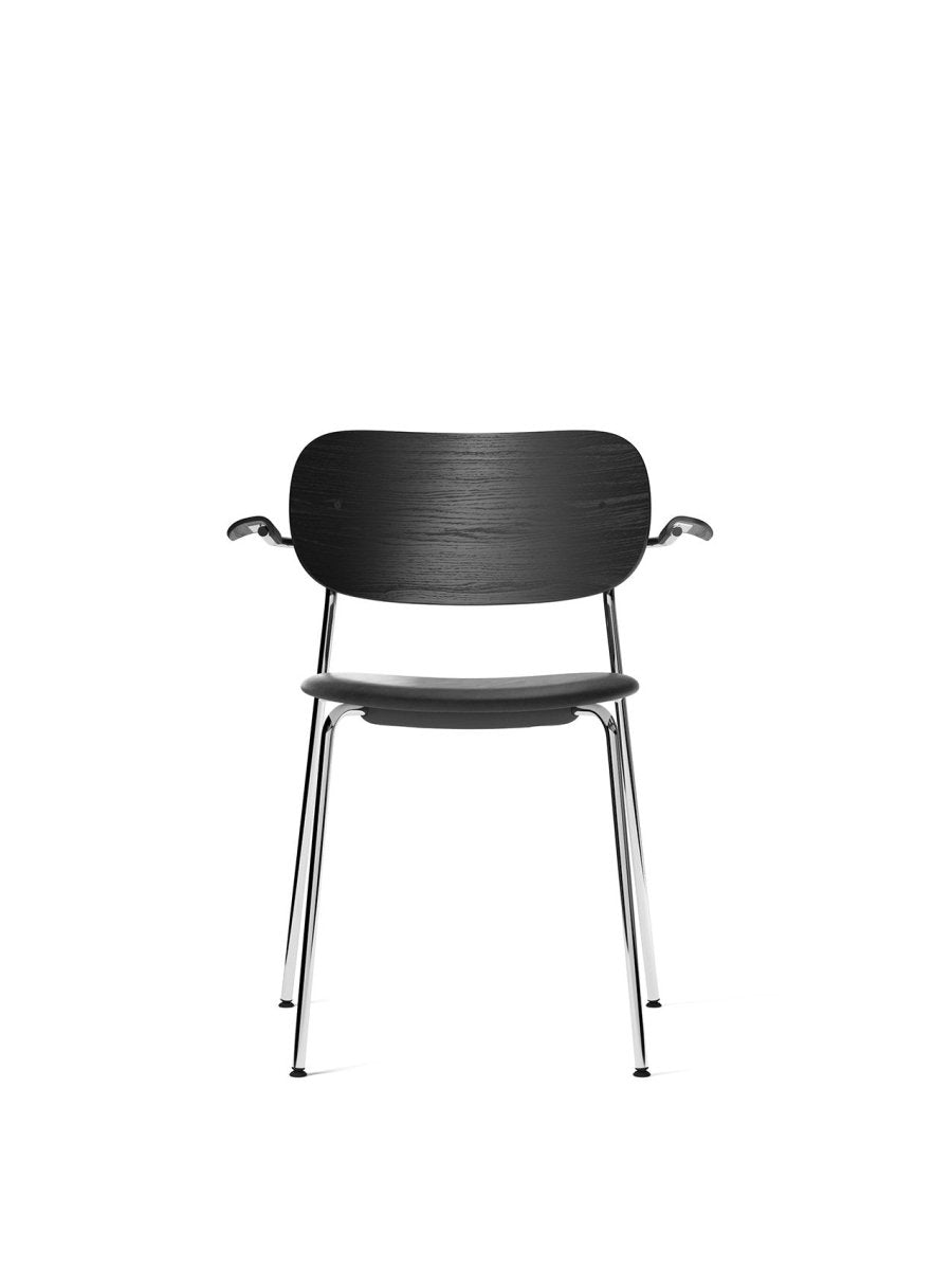 Co Dining Chair. With Arms. Partially Upholstered - Image 5