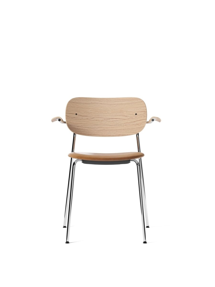 Co Dining Chair. With Arms. Partially Upholstered - Image 6