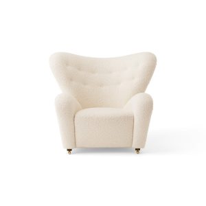 The Tired Man Lounge Chair. Dark Stained Oak. Baena 14