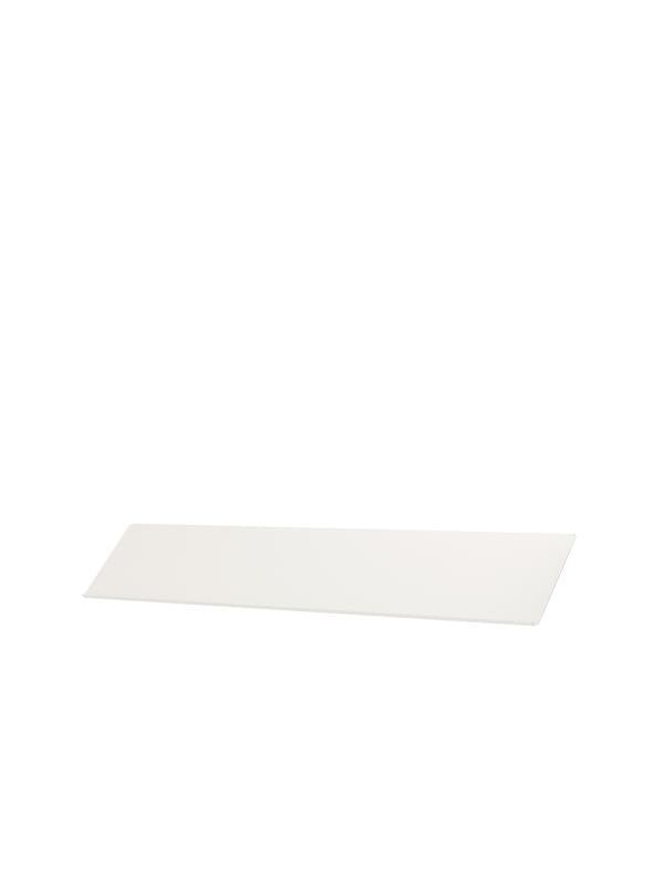 Zet Magazine Shelf. Ivory Steel