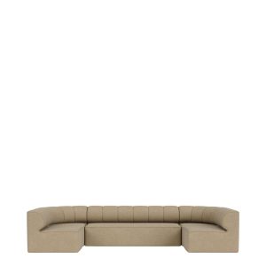 Eave Seamline Modular Sofa. 34 Depth. 4-seater. Configuration 2