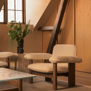 Brasilia Lounge Chair. Low Back. Textile