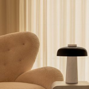 Reverse Table Lamp. Corded